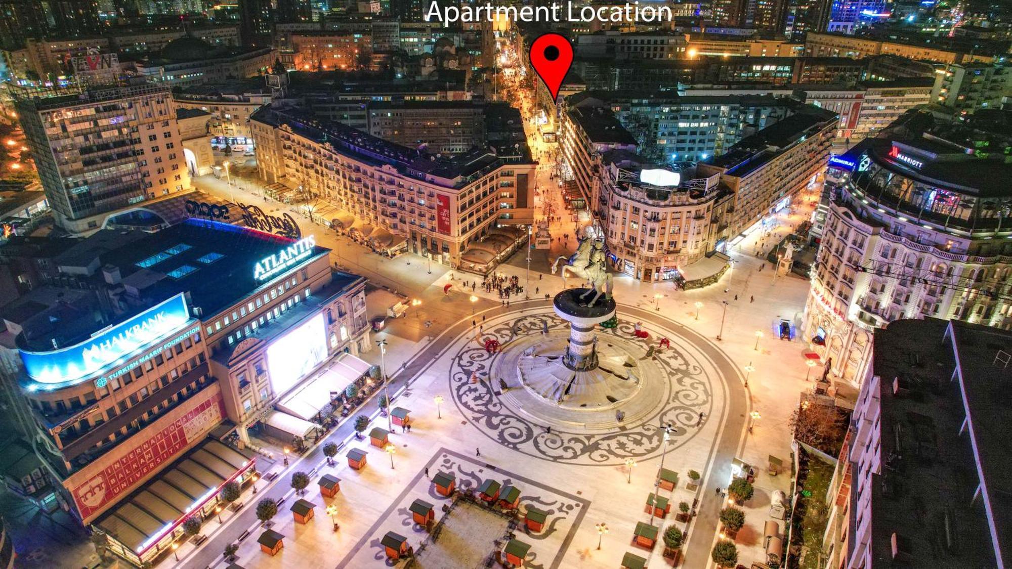 Apartment Skopje Square Eksteriør billede
