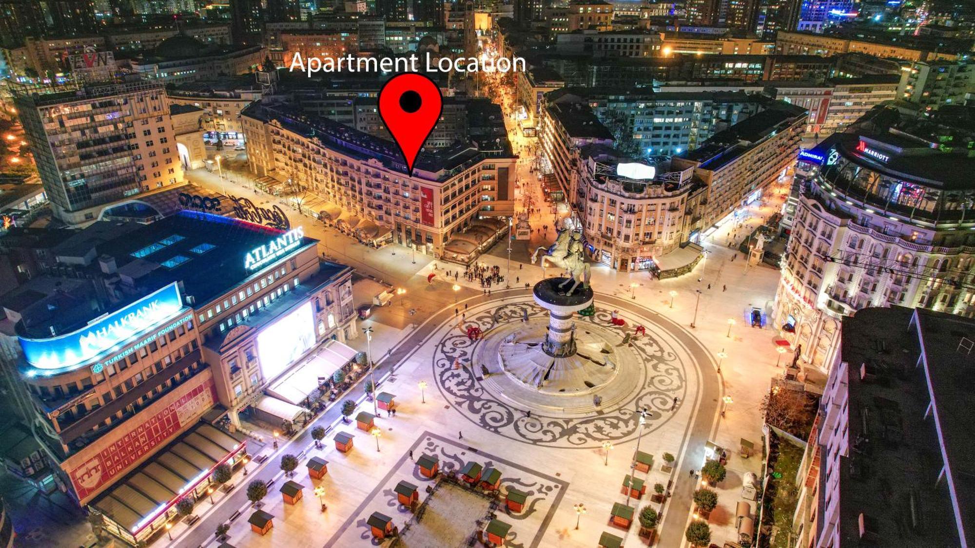 Apartment Skopje Square Eksteriør billede