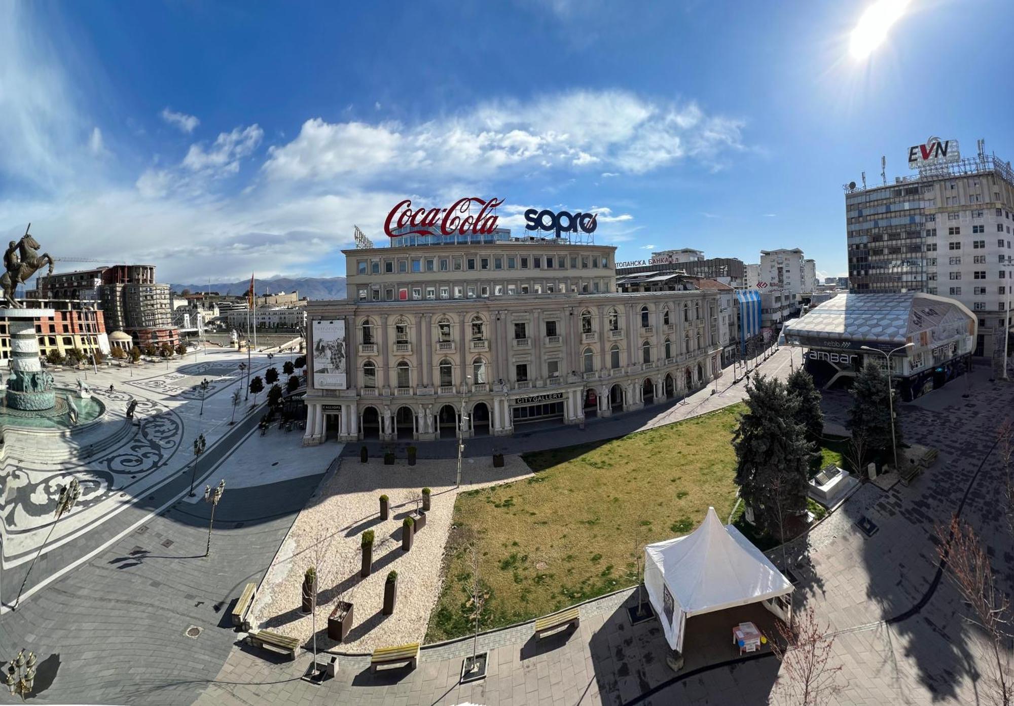Apartment Skopje Square Eksteriør billede